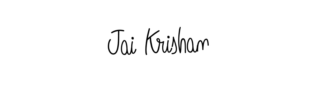 Create a beautiful signature design for name Jai Krishan. With this signature (Angelique-Rose-font-FFP) fonts, you can make a handwritten signature for free. Jai Krishan signature style 5 images and pictures png