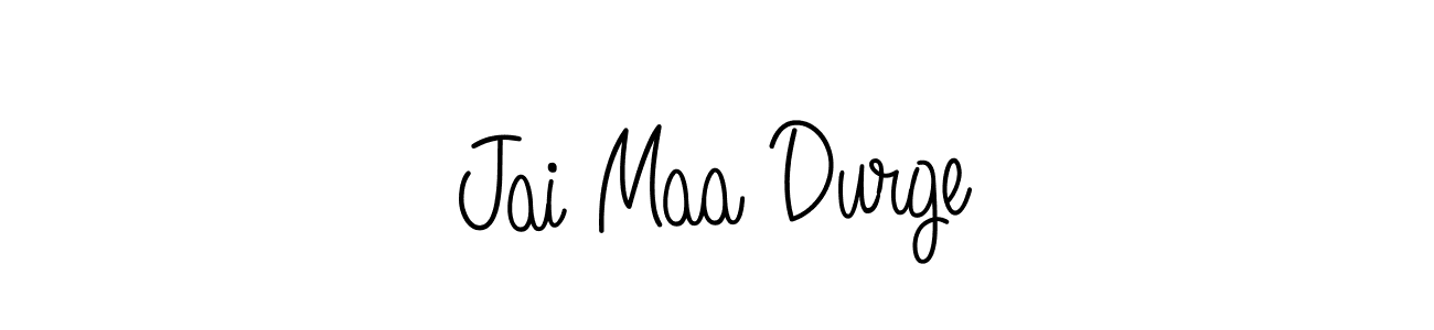 if you are searching for the best signature style for your name Jai Maa Durge. so please give up your signature search. here we have designed multiple signature styles  using Angelique-Rose-font-FFP. Jai Maa Durge signature style 5 images and pictures png