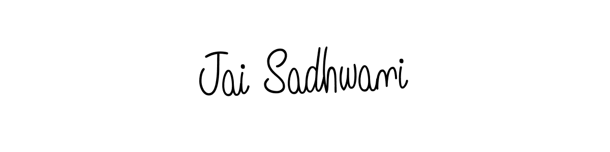 You can use this online signature creator to create a handwritten signature for the name Jai Sadhwani. This is the best online autograph maker. Jai Sadhwani signature style 5 images and pictures png
