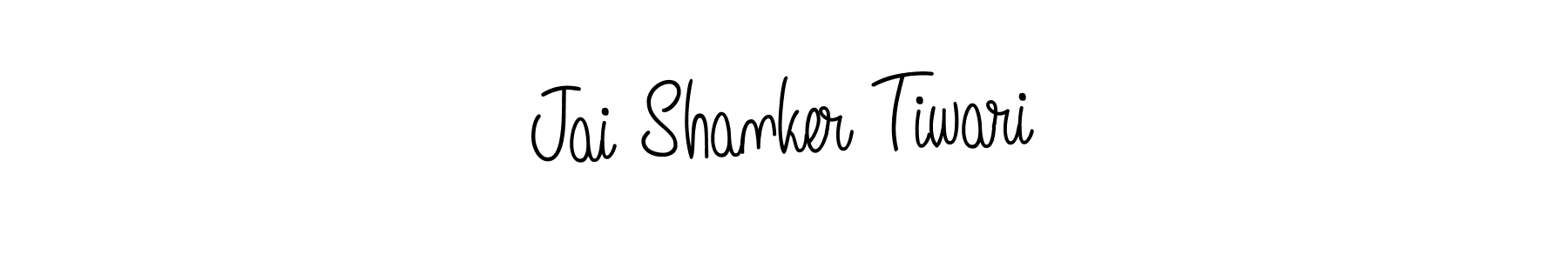 Make a beautiful signature design for name Jai Shanker Tiwari. With this signature (Angelique-Rose-font-FFP) style, you can create a handwritten signature for free. Jai Shanker Tiwari signature style 5 images and pictures png