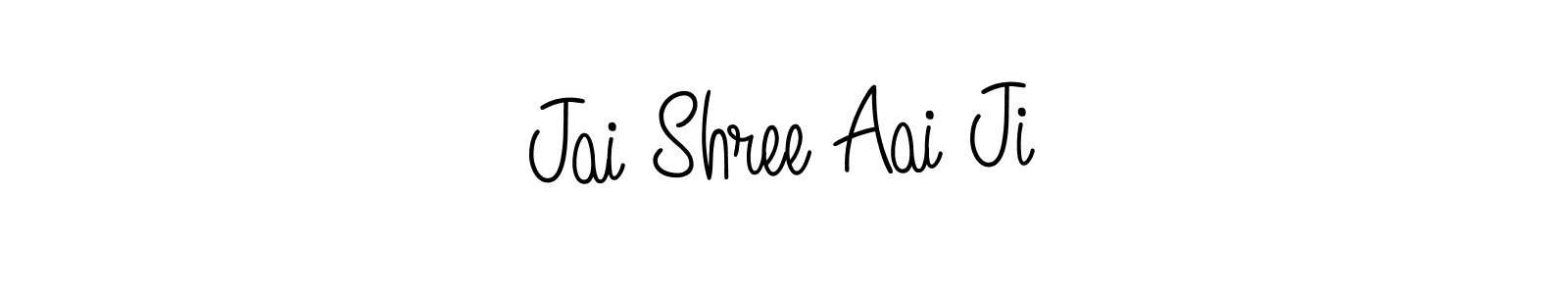 Make a beautiful signature design for name Jai Shree Aai Ji. Use this online signature maker to create a handwritten signature for free. Jai Shree Aai Ji signature style 5 images and pictures png