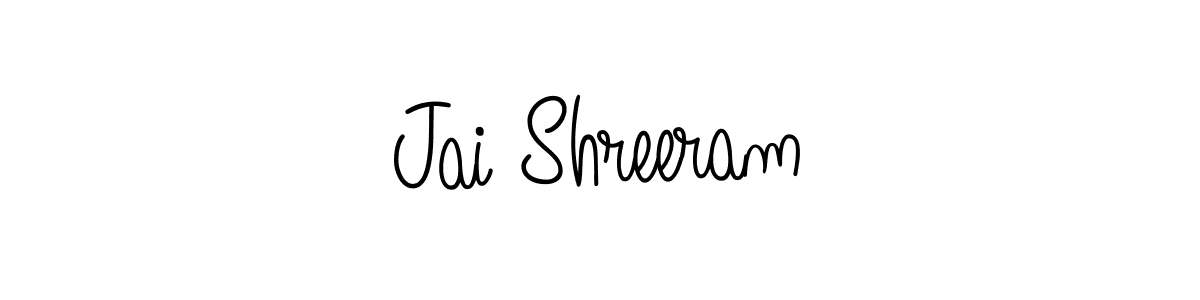 How to make Jai Shreeram name signature. Use Angelique-Rose-font-FFP style for creating short signs online. This is the latest handwritten sign. Jai Shreeram signature style 5 images and pictures png