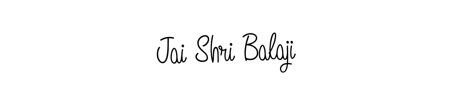 Jai Shri Balaji stylish signature style. Best Handwritten Sign (Angelique-Rose-font-FFP) for my name. Handwritten Signature Collection Ideas for my name Jai Shri Balaji. Jai Shri Balaji signature style 5 images and pictures png