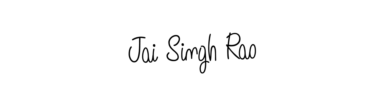 Make a beautiful signature design for name Jai Singh Rao. With this signature (Angelique-Rose-font-FFP) style, you can create a handwritten signature for free. Jai Singh Rao signature style 5 images and pictures png