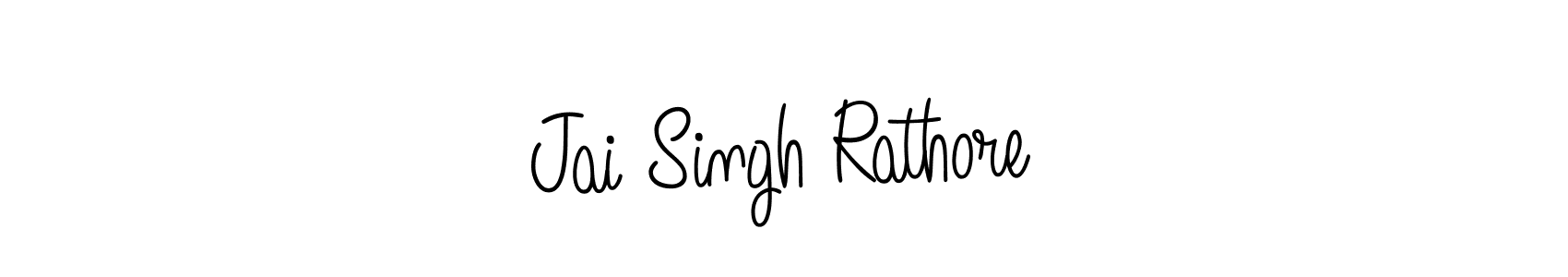 You should practise on your own different ways (Angelique-Rose-font-FFP) to write your name (Jai Singh Rathore) in signature. don't let someone else do it for you. Jai Singh Rathore signature style 5 images and pictures png