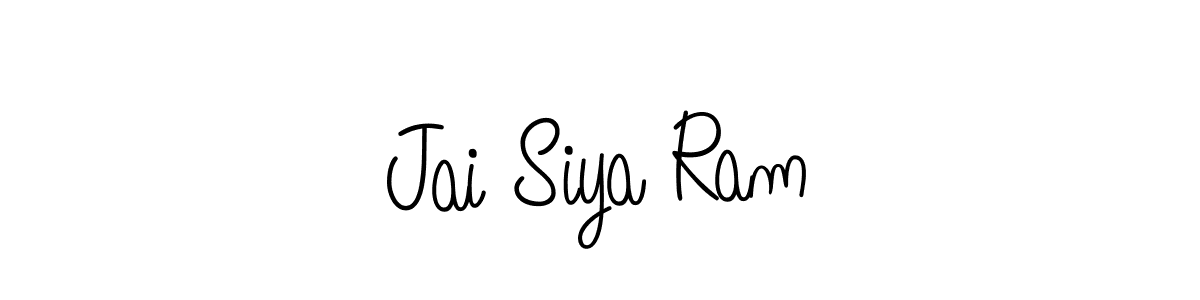 How to make Jai Siya Ram signature? Angelique-Rose-font-FFP is a professional autograph style. Create handwritten signature for Jai Siya Ram name. Jai Siya Ram signature style 5 images and pictures png