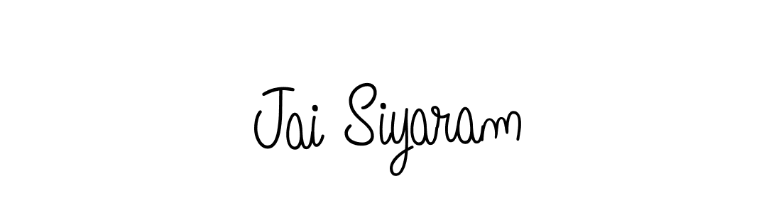 Use a signature maker to create a handwritten signature online. With this signature software, you can design (Angelique-Rose-font-FFP) your own signature for name Jai Siyaram. Jai Siyaram signature style 5 images and pictures png
