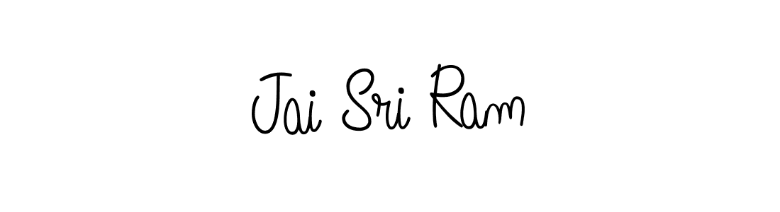 How to Draw Jai Sri Ram signature style? Angelique-Rose-font-FFP is a latest design signature styles for name Jai Sri Ram. Jai Sri Ram signature style 5 images and pictures png