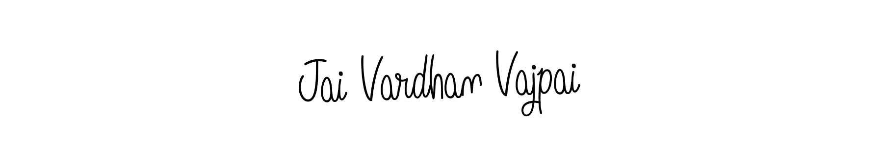 Also we have Jai Vardhan Vajpai name is the best signature style. Create professional handwritten signature collection using Angelique-Rose-font-FFP autograph style. Jai Vardhan Vajpai signature style 5 images and pictures png