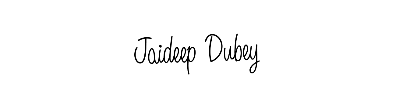 Create a beautiful signature design for name Jaideep Dubey. With this signature (Angelique-Rose-font-FFP) fonts, you can make a handwritten signature for free. Jaideep Dubey signature style 5 images and pictures png