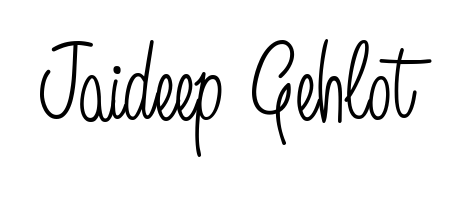 A modern signature idea for name Jaideep Gehlot using Angelique-Rose-font-FFP font. Clean strokes and elegant curves make it stand out instantly. Jaideep Gehlot signature style 5 images and pictures png