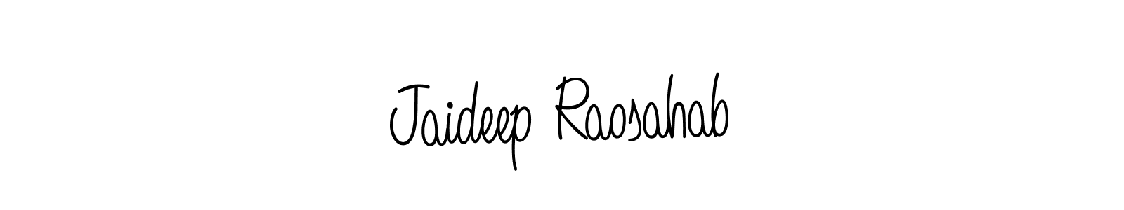 Make a short Jaideep Raosahab signature style. Manage your documents anywhere anytime using Angelique-Rose-font-FFP. Create and add eSignatures, submit forms, share and send files easily. Jaideep Raosahab signature style 5 images and pictures png