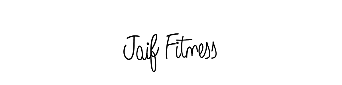 Jaif Fitness stylish signature style. Best Handwritten Sign (Angelique-Rose-font-FFP) for my name. Handwritten Signature Collection Ideas for my name Jaif Fitness. Jaif Fitness signature style 5 images and pictures png