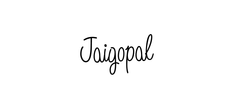 You should practise on your own different ways (Angelique-Rose-font-FFP) to write your name (Jaigopal) in signature. don't let someone else do it for you. Jaigopal signature style 5 images and pictures png