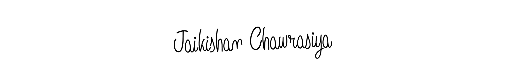 You can use this online signature creator to create a handwritten signature for the name Jaikishan Chawrasiya. This is the best online autograph maker. Jaikishan Chawrasiya signature style 5 images and pictures png