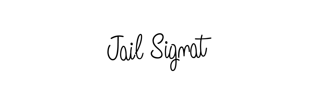 The best way (Angelique-Rose-font-FFP) to make a short signature is to pick only two or three words in your name. The name Jail Signat include a total of six letters. For converting this name. Jail Signat signature style 5 images and pictures png