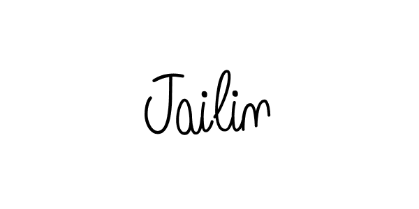 Use a signature maker to create a handwritten signature online. With this signature software, you can design (Angelique-Rose-font-FFP) your own signature for name Jailin. Jailin signature style 5 images and pictures png