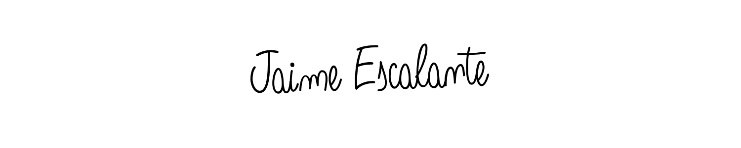 Also we have Jaime Escalante name is the best signature style. Create professional handwritten signature collection using Angelique-Rose-font-FFP autograph style. Jaime Escalante signature style 5 images and pictures png
