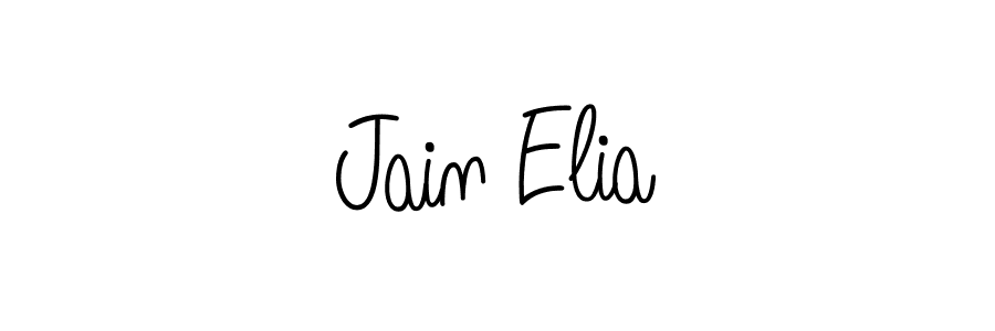 How to Draw Jain Elia signature style? Angelique-Rose-font-FFP is a latest design signature styles for name Jain Elia. Jain Elia signature style 5 images and pictures png