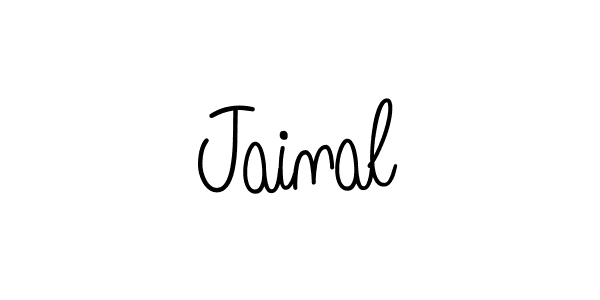 Jainal stylish signature style. Best Handwritten Sign (Angelique-Rose-font-FFP) for my name. Handwritten Signature Collection Ideas for my name Jainal. Jainal signature style 5 images and pictures png