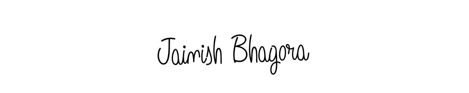 How to Draw Jainish Bhagora signature style? Angelique-Rose-font-FFP is a latest design signature styles for name Jainish Bhagora. Jainish Bhagora signature style 5 images and pictures png