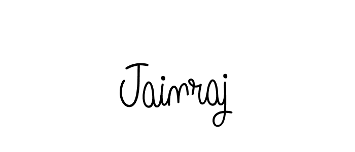 Make a beautiful signature design for name Jainraj. With this signature (Angelique-Rose-font-FFP) style, you can create a handwritten signature for free. Jainraj signature style 5 images and pictures png