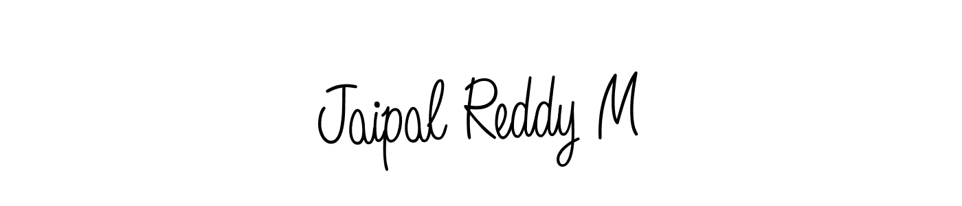 if you are searching for the best signature style for your name Jaipal Reddy M. so please give up your signature search. here we have designed multiple signature styles  using Angelique-Rose-font-FFP. Jaipal Reddy M signature style 5 images and pictures png