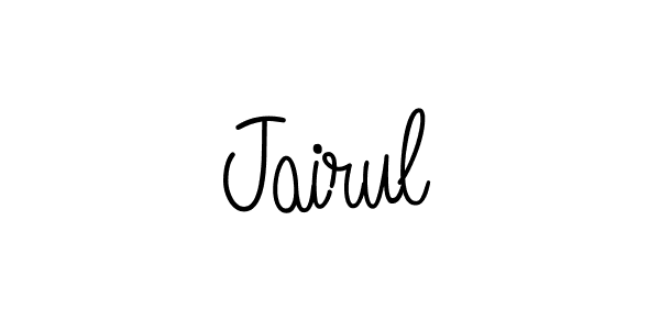 Jairul stylish signature style. Best Handwritten Sign (Angelique-Rose-font-FFP) for my name. Handwritten Signature Collection Ideas for my name Jairul. Jairul signature style 5 images and pictures png