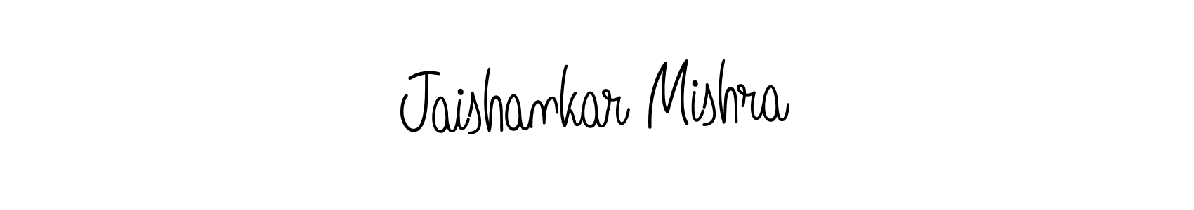 How to make Jaishankar Mishra name signature. Use Angelique-Rose-font-FFP style for creating short signs online. This is the latest handwritten sign. Jaishankar Mishra signature style 5 images and pictures png