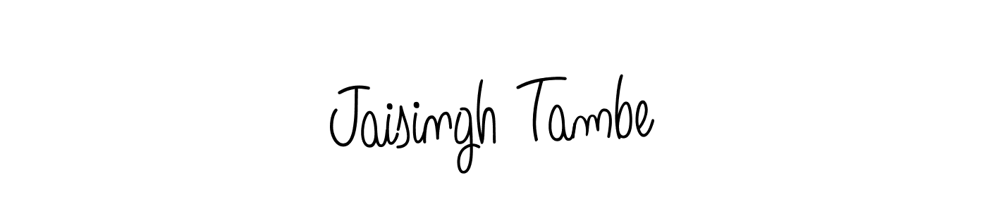 Once you've used our free online signature maker to create your best signature Angelique-Rose-font-FFP style, it's time to enjoy all of the benefits that Jaisingh Tambe name signing documents. Jaisingh Tambe signature style 5 images and pictures png
