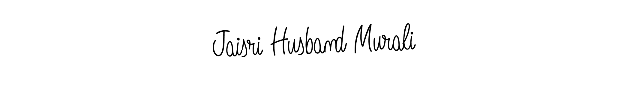 Also we have Jaisri Husband Murali name is the best signature style. Create professional handwritten signature collection using Angelique-Rose-font-FFP autograph style. Jaisri Husband Murali signature style 5 images and pictures png