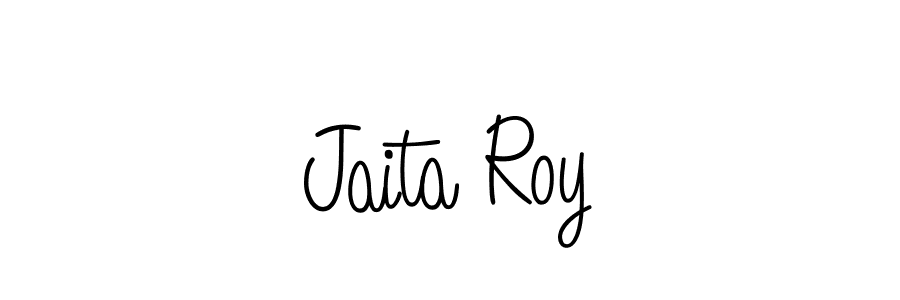 Make a short Jaita Roy signature style. Manage your documents anywhere anytime using Angelique-Rose-font-FFP. Create and add eSignatures, submit forms, share and send files easily. Jaita Roy signature style 5 images and pictures png