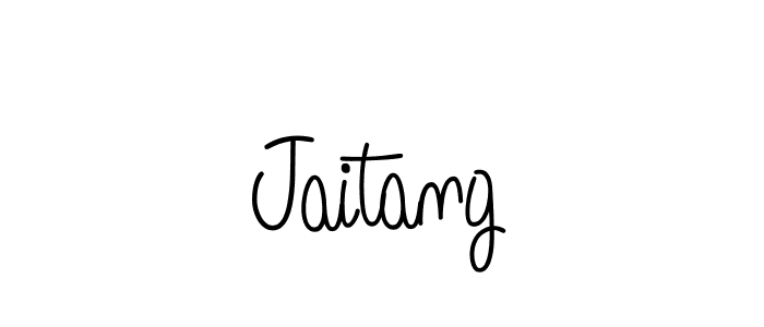 Jaitang stylish signature style. Best Handwritten Sign (Angelique-Rose-font-FFP) for my name. Handwritten Signature Collection Ideas for my name Jaitang. Jaitang signature style 5 images and pictures png
