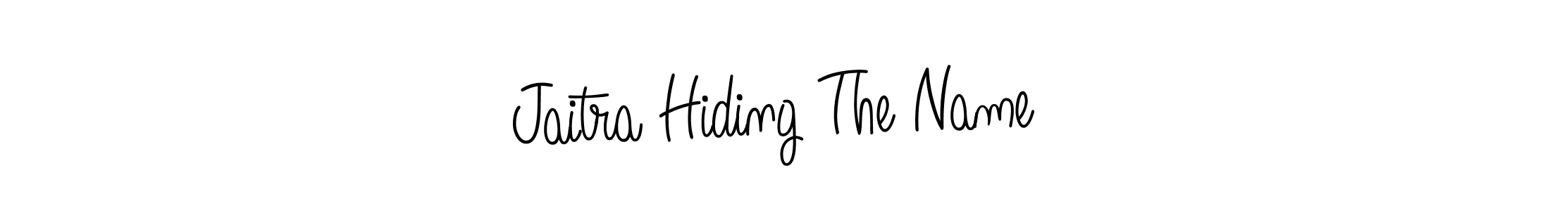 Make a short Jaitra Hiding The Name signature style. Manage your documents anywhere anytime using Angelique-Rose-font-FFP. Create and add eSignatures, submit forms, share and send files easily. Jaitra Hiding The Name signature style 5 images and pictures png