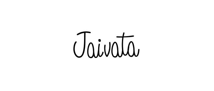 How to make Jaivata signature? Angelique-Rose-font-FFP is a professional autograph style. Create handwritten signature for Jaivata name. Jaivata signature style 5 images and pictures png