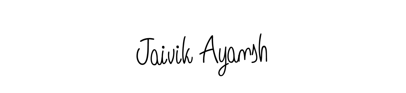 Once you've used our free online signature maker to create your best signature Angelique-Rose-font-FFP style, it's time to enjoy all of the benefits that Jaivik Ayansh name signing documents. Jaivik Ayansh signature style 5 images and pictures png