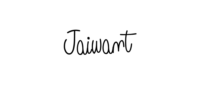 Create a beautiful signature design for name Jaiwant. With this signature (Angelique-Rose-font-FFP) fonts, you can make a handwritten signature for free. Jaiwant signature style 5 images and pictures png