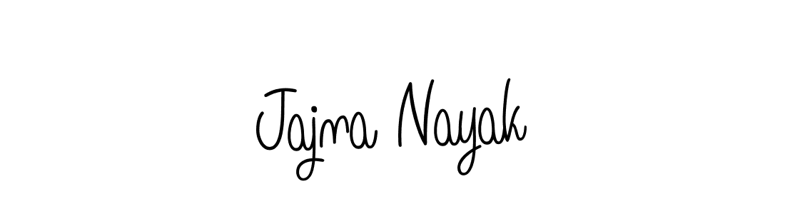 The best way (Angelique-Rose-font-FFP) to make a short signature is to pick only two or three words in your name. The name Jajna Nayak include a total of six letters. For converting this name. Jajna Nayak signature style 5 images and pictures png