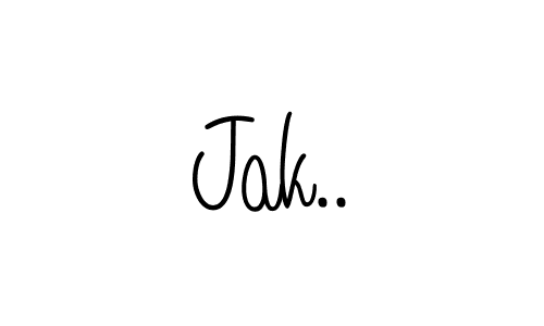 Also You can easily find your signature by using the search form. We will create Jak.. name handwritten signature images for you free of cost using Angelique-Rose-font-FFP sign style. Jak.. signature style 5 images and pictures png