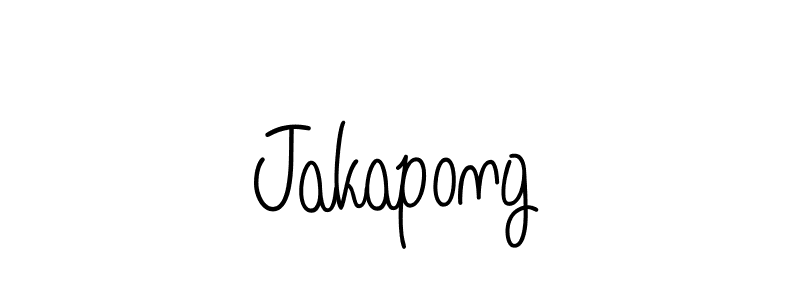 How to make Jakapong name signature. Use Angelique-Rose-font-FFP style for creating short signs online. This is the latest handwritten sign. Jakapong signature style 5 images and pictures png