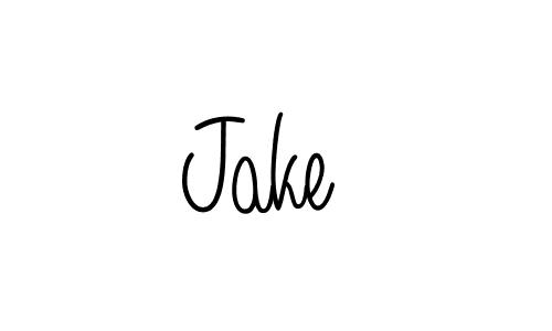 How to make Jake  name signature. Use Angelique-Rose-font-FFP style for creating short signs online. This is the latest handwritten sign. Jake  signature style 5 images and pictures png