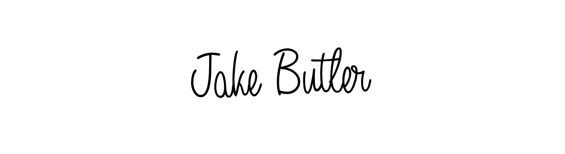 How to Draw Jake Butler signature style? Angelique-Rose-font-FFP is a latest design signature styles for name Jake Butler. Jake Butler signature style 5 images and pictures png