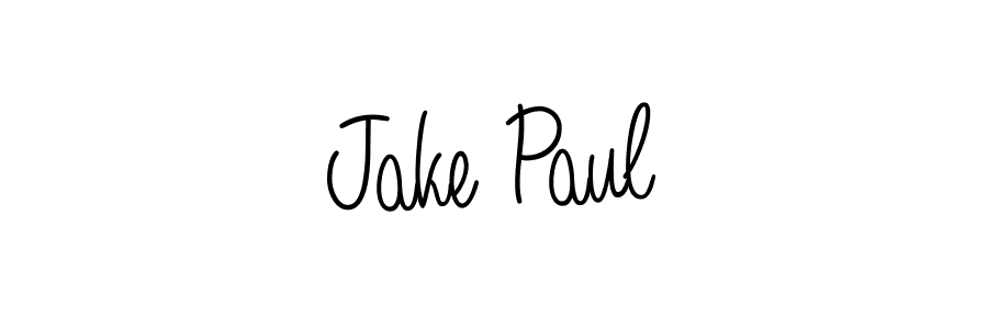 You should practise on your own different ways (Angelique-Rose-font-FFP) to write your name (Jake Paul) in signature. don't let someone else do it for you. Jake Paul signature style 5 images and pictures png