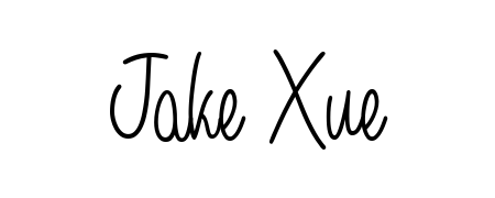 Create your official email sign-off with Jake Xue name in Angelique-Rose-font-FFP style. Crisp, clean, and perfectly legible across all screens. Jake Xue signature style 5 images and pictures png