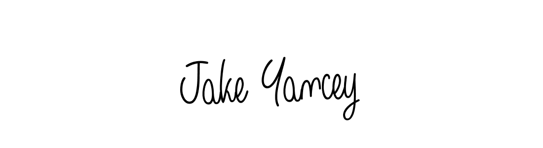 How to make Jake Yancey signature? Angelique-Rose-font-FFP is a professional autograph style. Create handwritten signature for Jake Yancey name. Jake Yancey signature style 5 images and pictures png