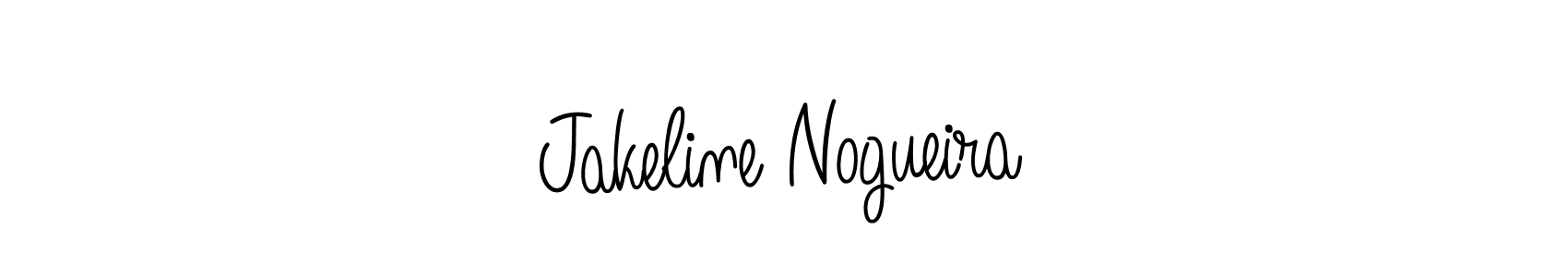 Also we have Jakeline Nogueira name is the best signature style. Create professional handwritten signature collection using Angelique-Rose-font-FFP autograph style. Jakeline Nogueira signature style 5 images and pictures png