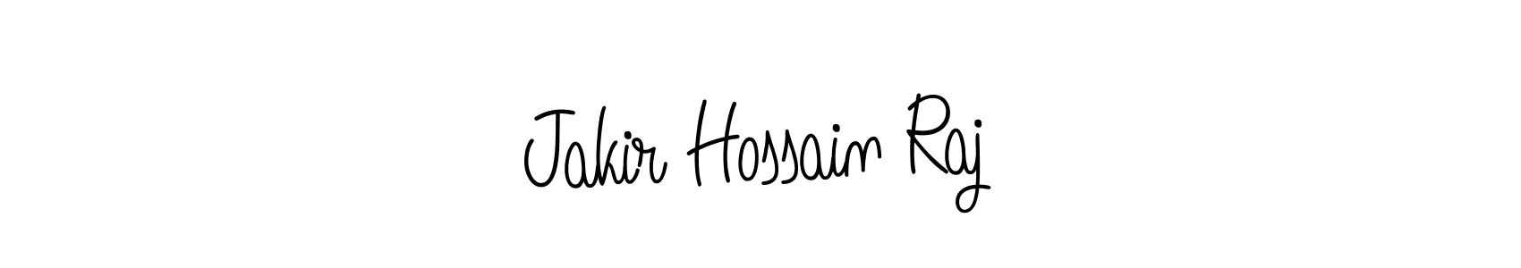 The best way (Angelique-Rose-font-FFP) to make a short signature is to pick only two or three words in your name. The name Jakir Hossain Raj include a total of six letters. For converting this name. Jakir Hossain Raj signature style 5 images and pictures png