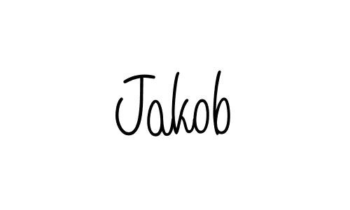 Best and Professional Signature Style for Jakob. Angelique-Rose-font-FFP Best Signature Style Collection. Jakob signature style 5 images and pictures png