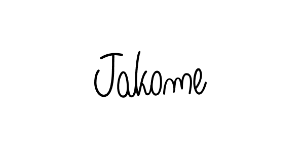 Jakome stylish signature style. Best Handwritten Sign (Angelique-Rose-font-FFP) for my name. Handwritten Signature Collection Ideas for my name Jakome. Jakome signature style 5 images and pictures png