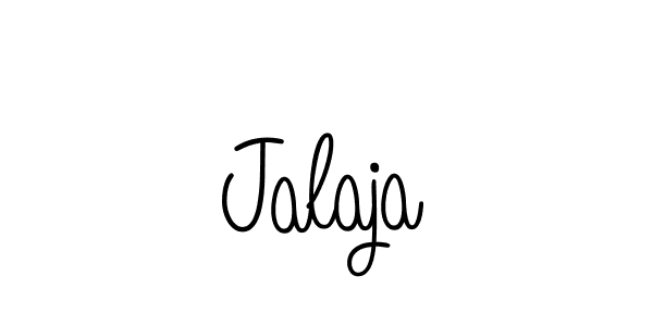 Design your own signature with our free online signature maker. With this signature software, you can create a handwritten (Angelique-Rose-font-FFP) signature for name Jalaja. Jalaja signature style 5 images and pictures png